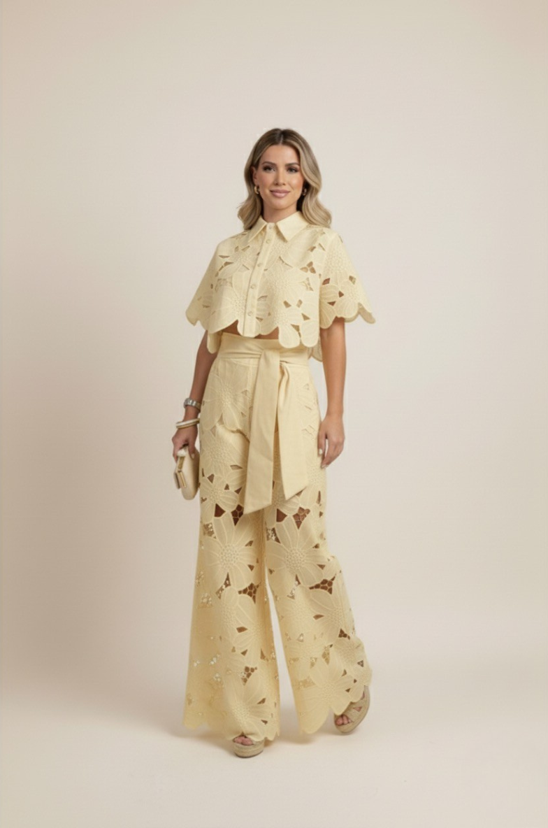 Luna's Two-Piece Cut Out Summer Set