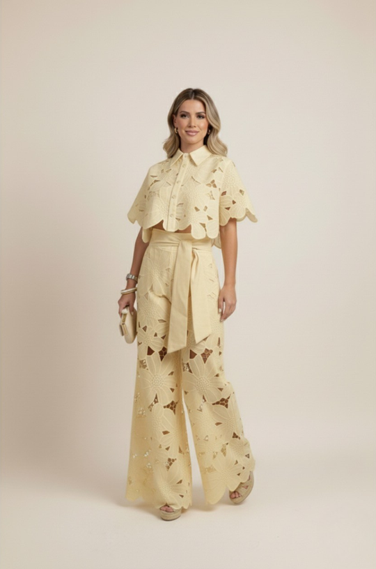 Luna's Two-Piece Cut Out Summer Set