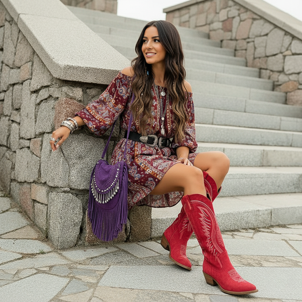 Luna’s Wild Spirit Embroidered Western Boots