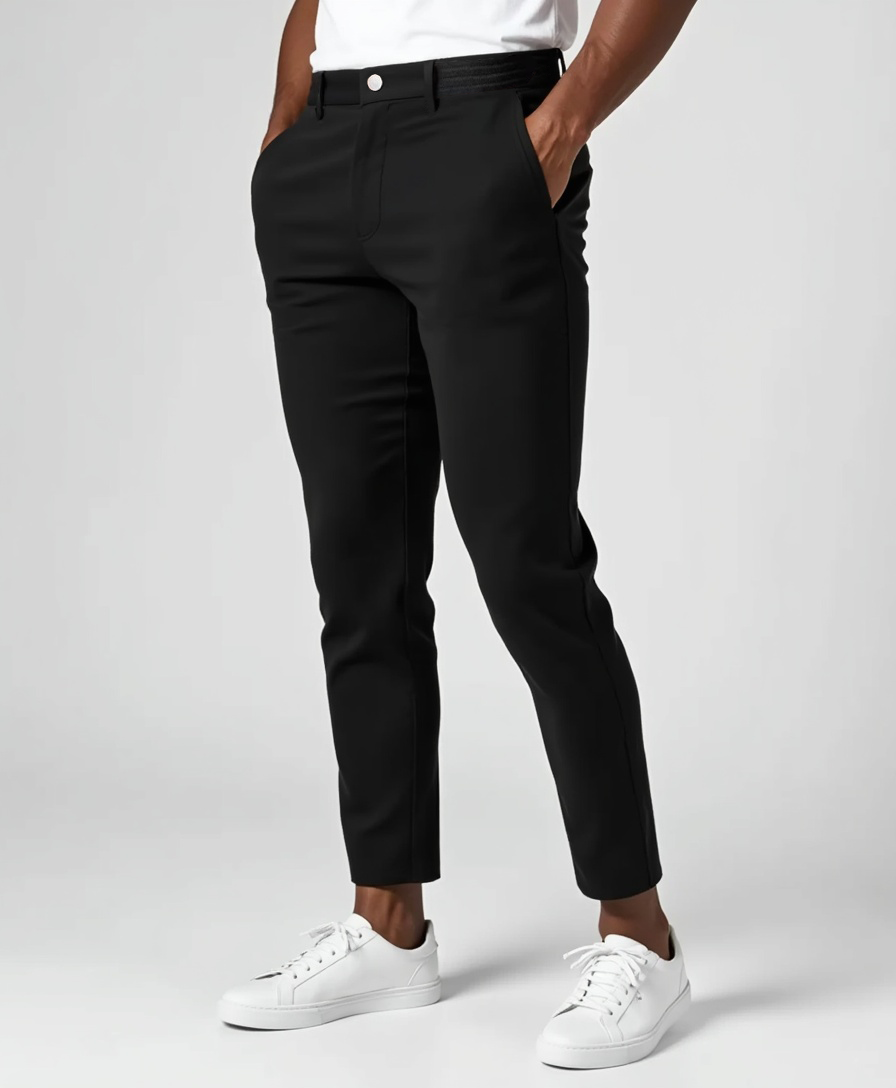 Men’s Stretch Trousers with Slim Cut
