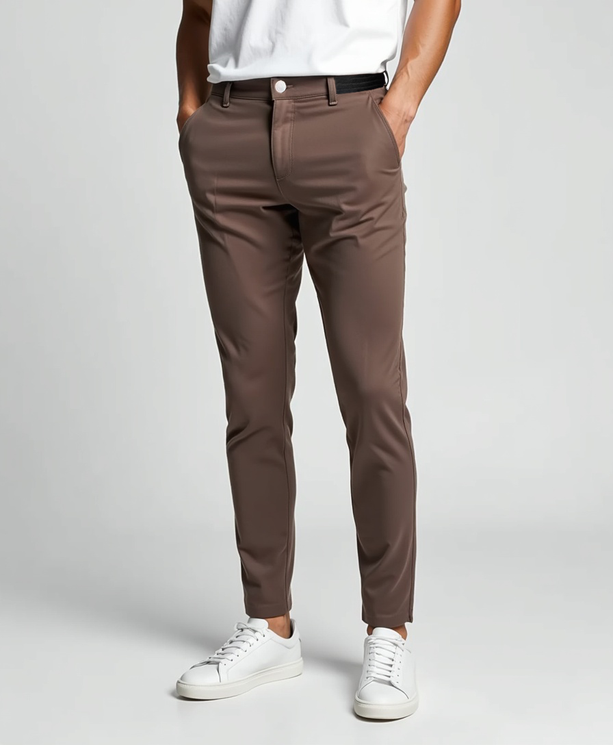 Men’s Stretch Trousers with Slim Cut