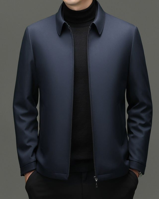 Men’s Casual Jacket with High Collar