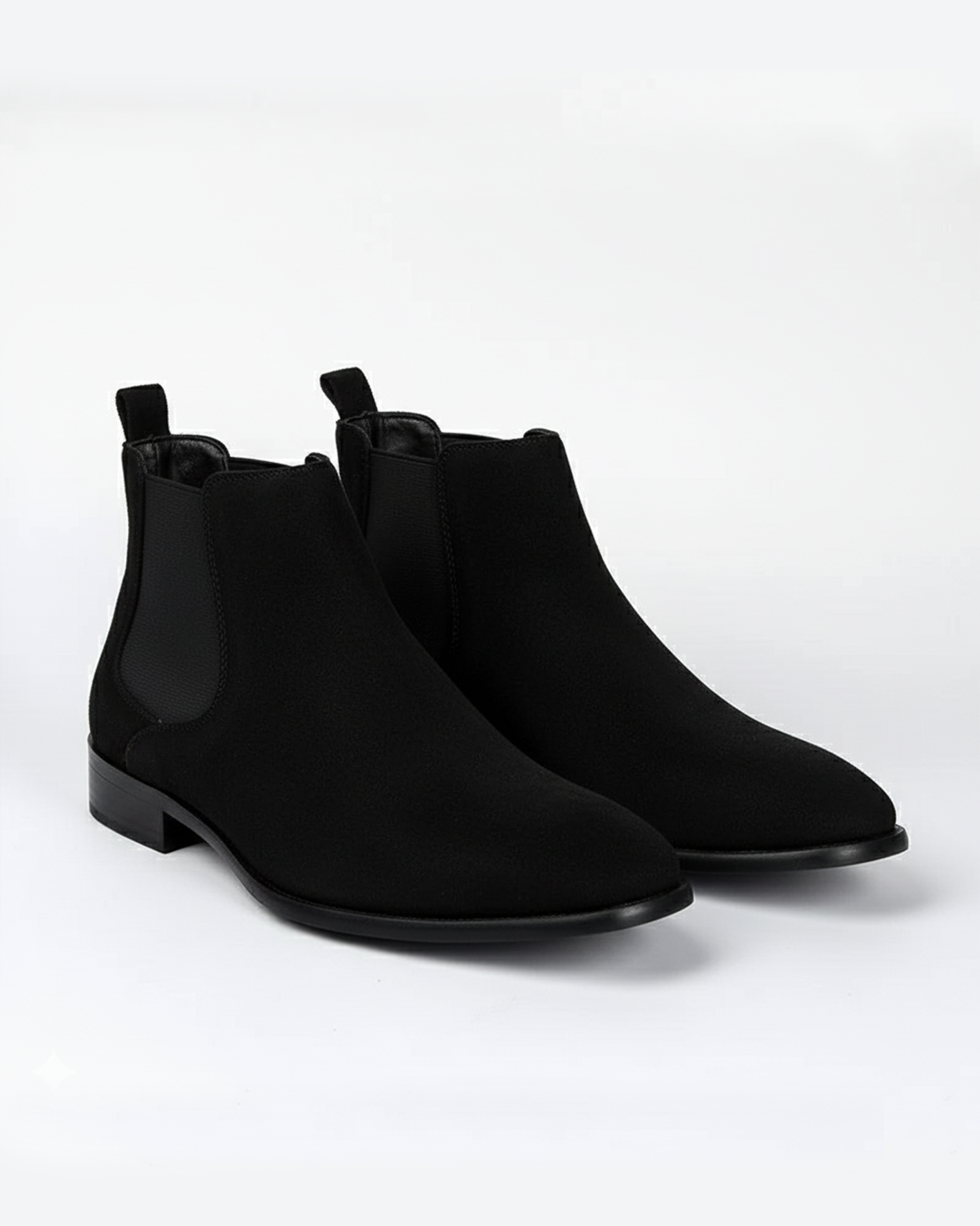 Men’s Suede-like Chelsea Boots with Side Panels