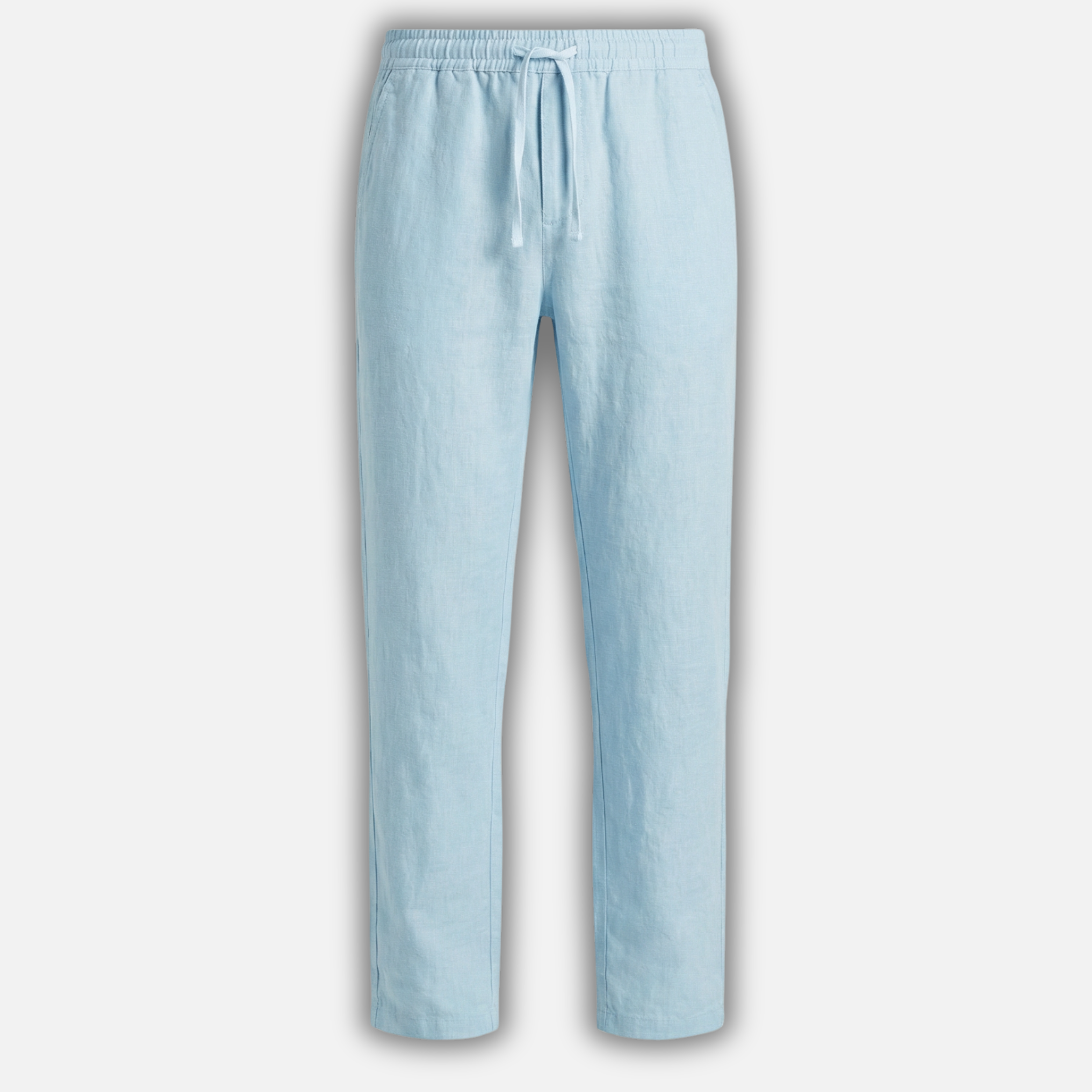 Men’s Linen Trousers with Elastic Waistband