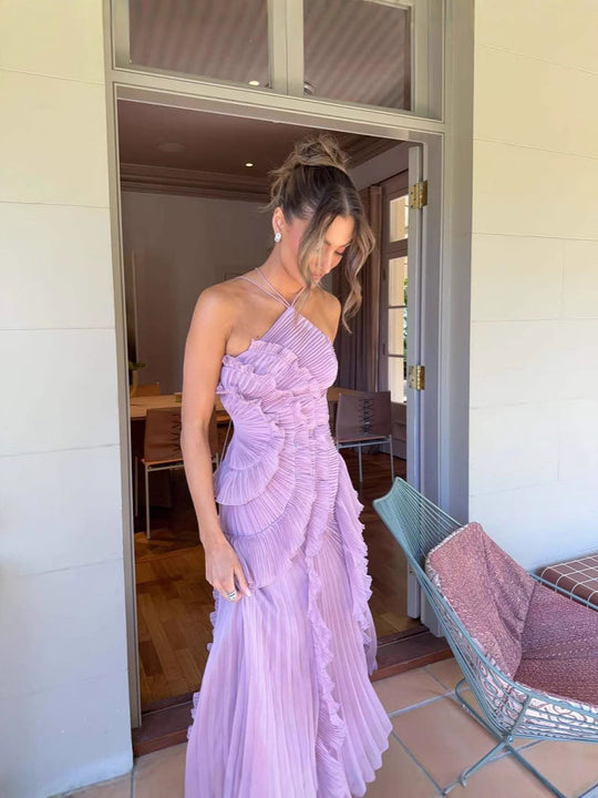 SEREPHINA | ELEGANT RUFFLED DRESS