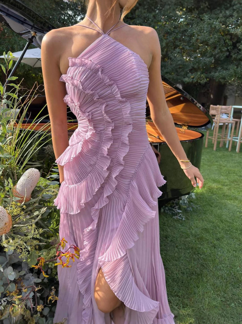SEREPHINA | ELEGANT RUFFLED DRESS