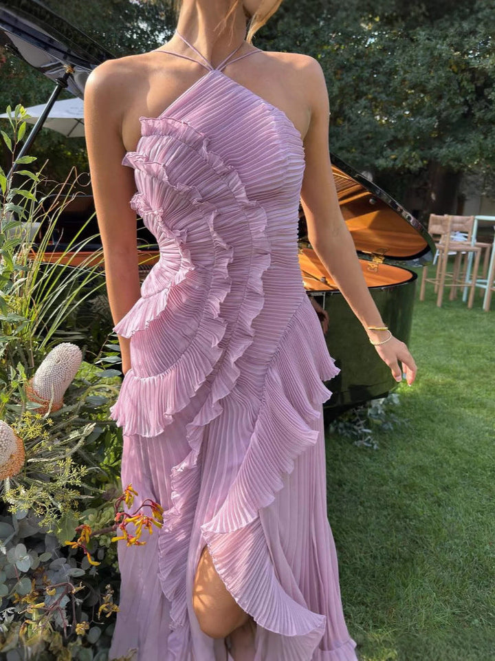 SEREPHINA | ELEGANT RUFFLED DRESS