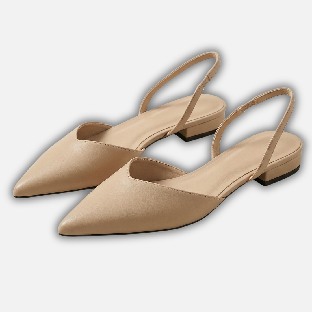 Pointed Toe Sandals with Slingback Strap for Women