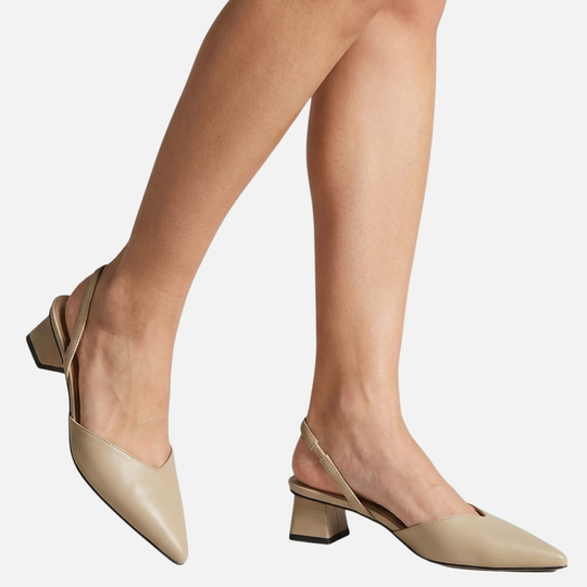 Pointed Toe Sandals with Slingback Strap for Women
