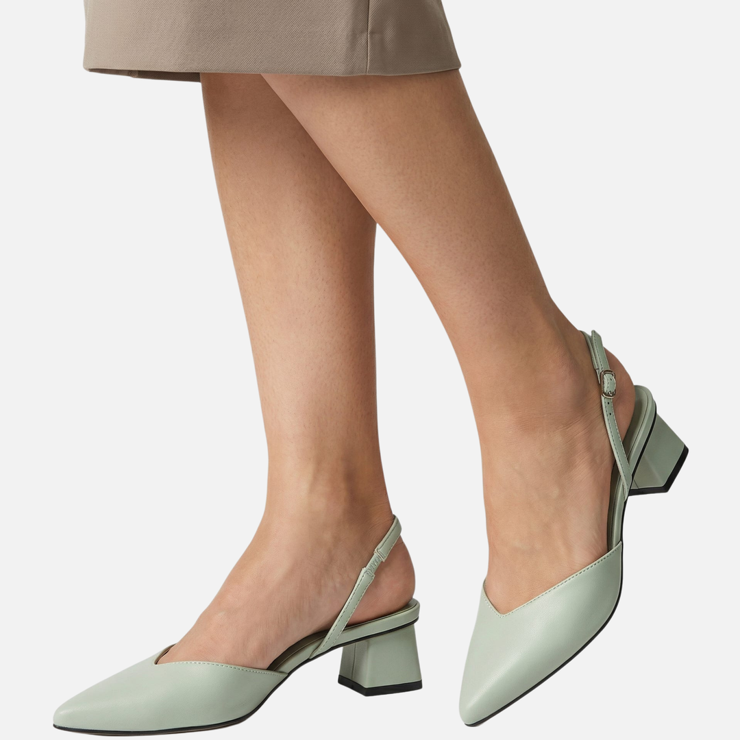 Pointed Toe Sandals with Slingback Strap for Women