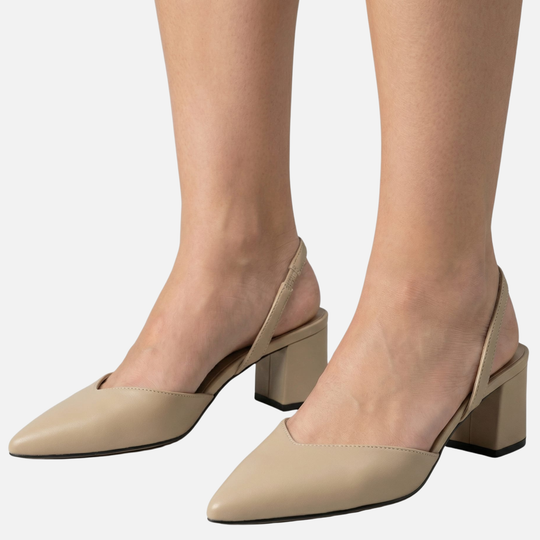 Pointed Toe Sandals with Slingback Strap for Women
