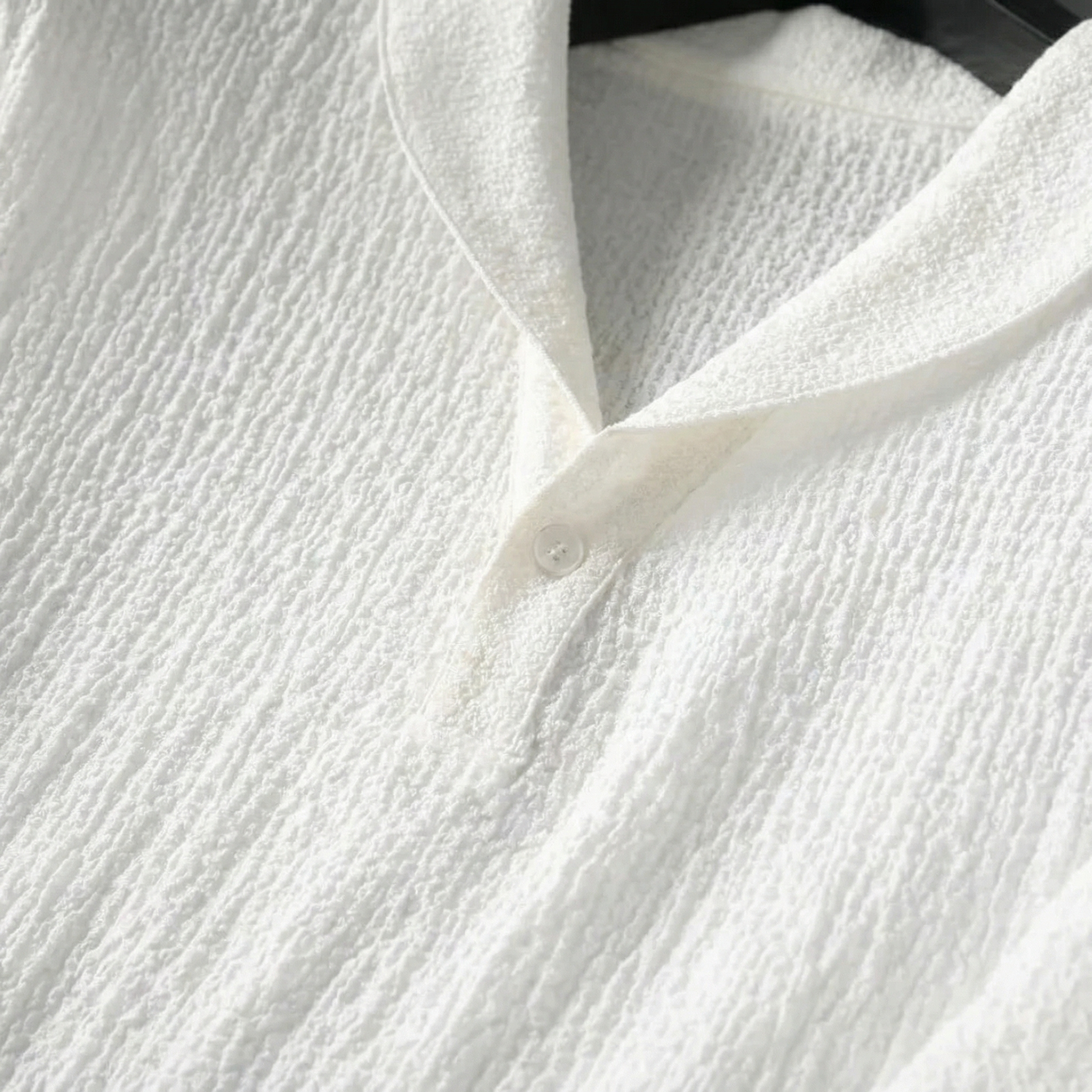 Relaxed Fit Linen Set with Drawstring Waistband for Men