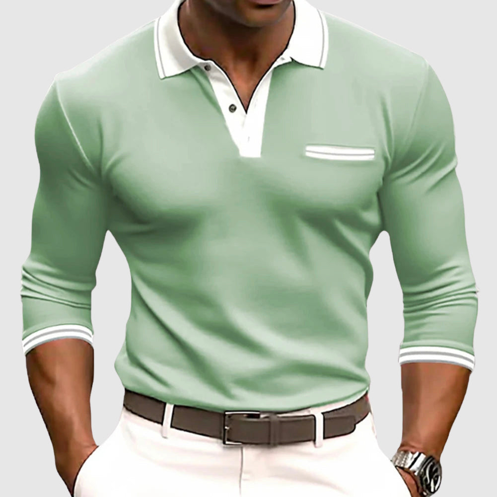 Mason | Camisa con Detalles de Contraste Elegantes