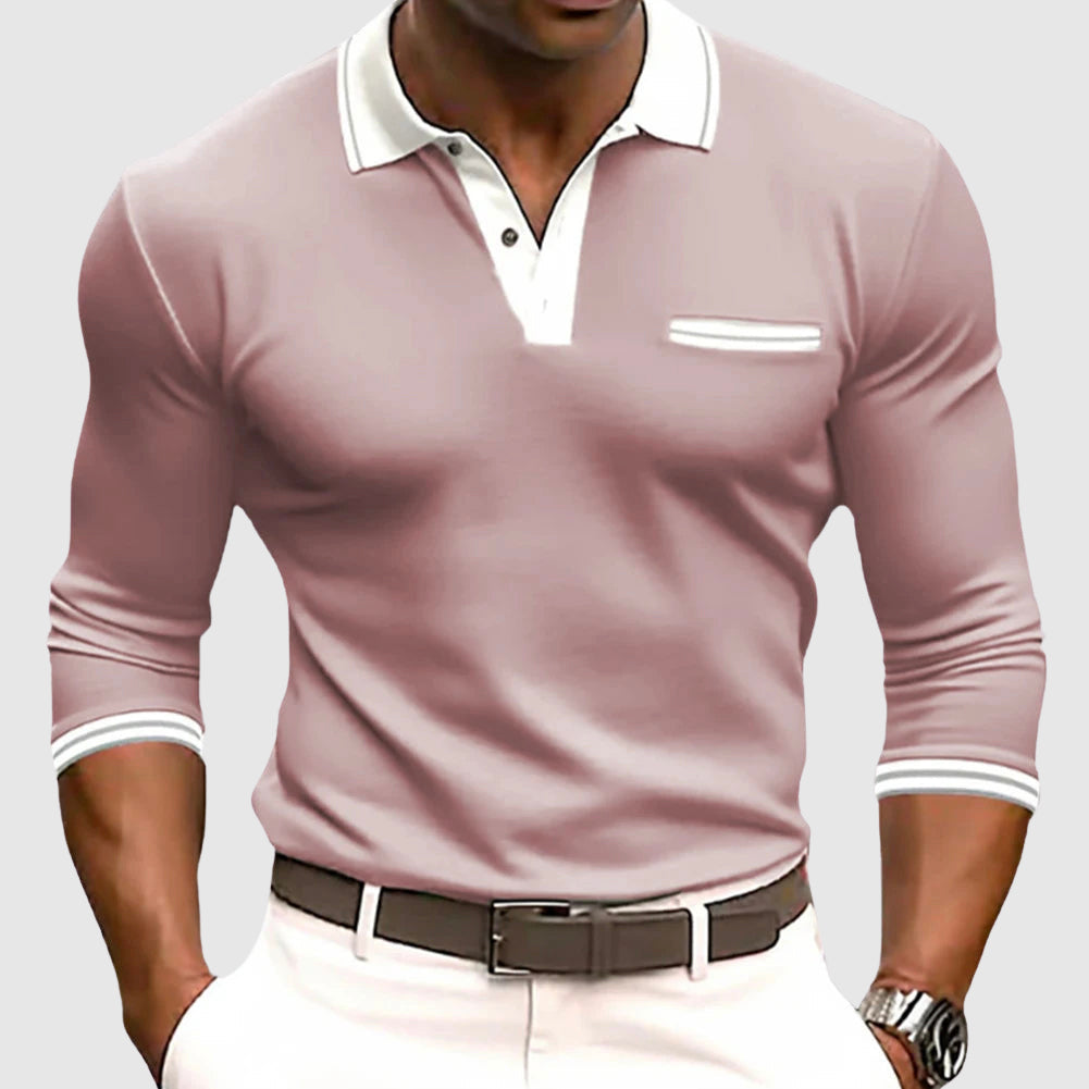 Mason | Camisa con Detalles de Contraste Elegantes
