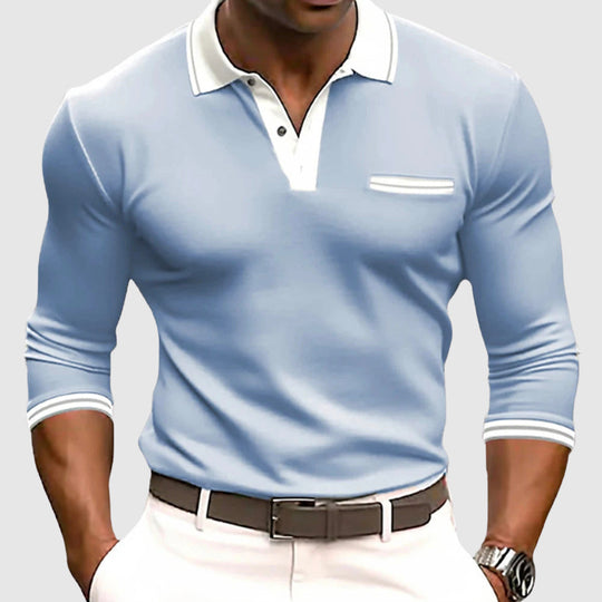 Mason | Camisa con Detalles de Contraste Elegantes