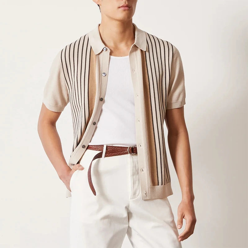 Aaron | Button-Up Polo