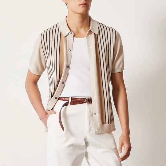 Aaron | Button-Up Polo