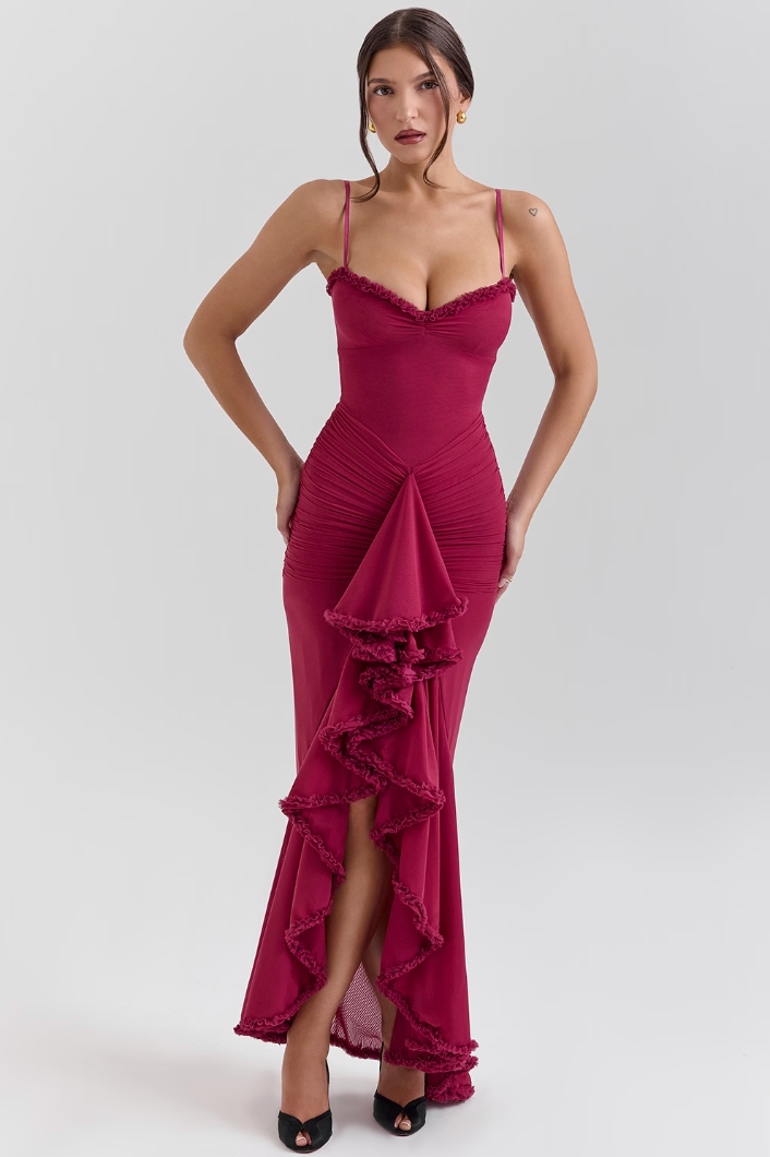 FLORENCE | ROMANTIC RUFFLE DRESS