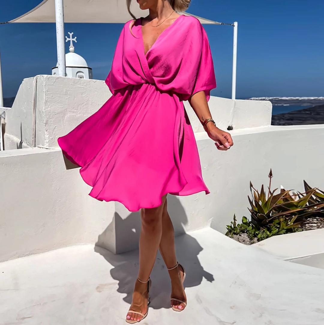 GRETHA | TWIST MINI DRESS