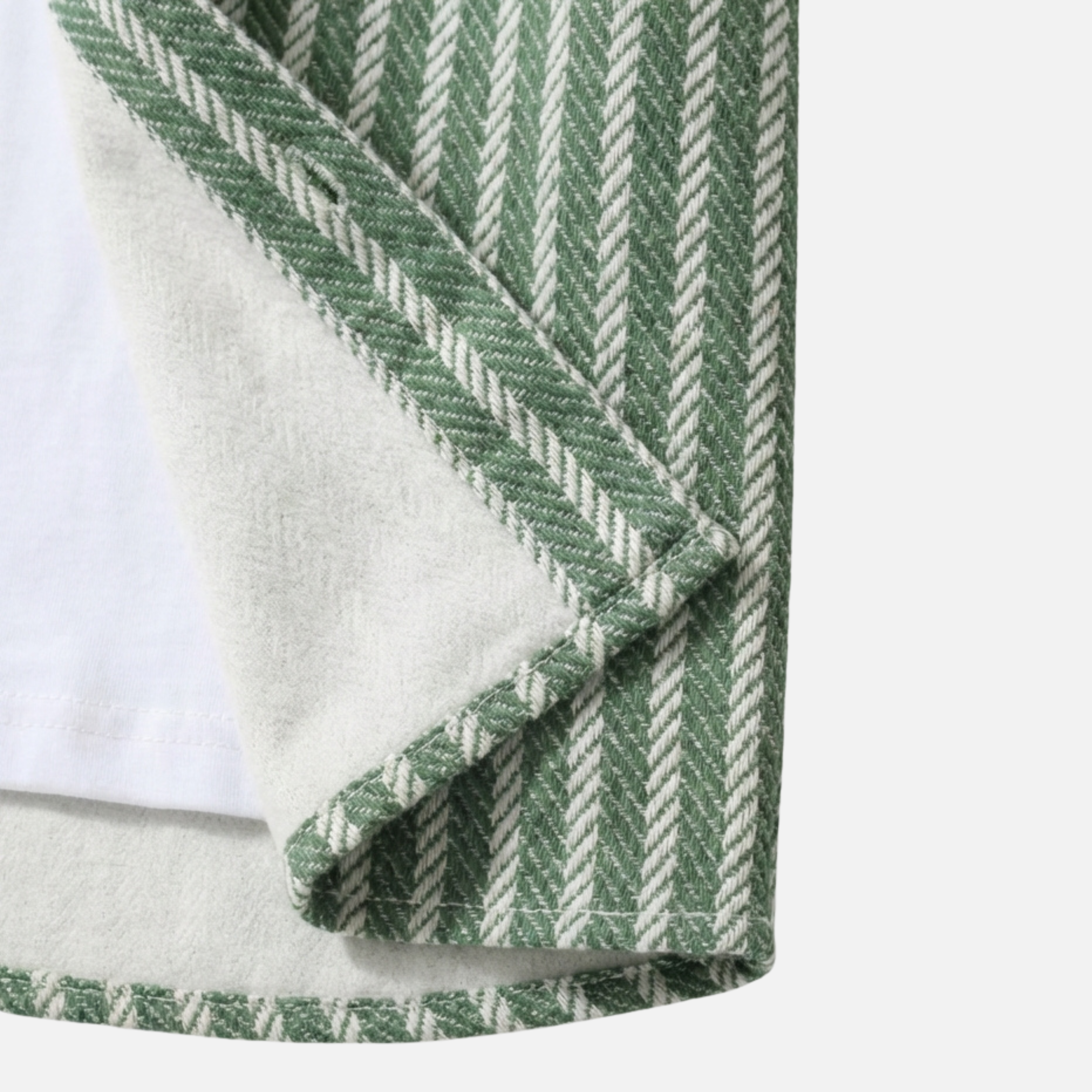 Striped Layered Shirt with Vertical Stripes for Men