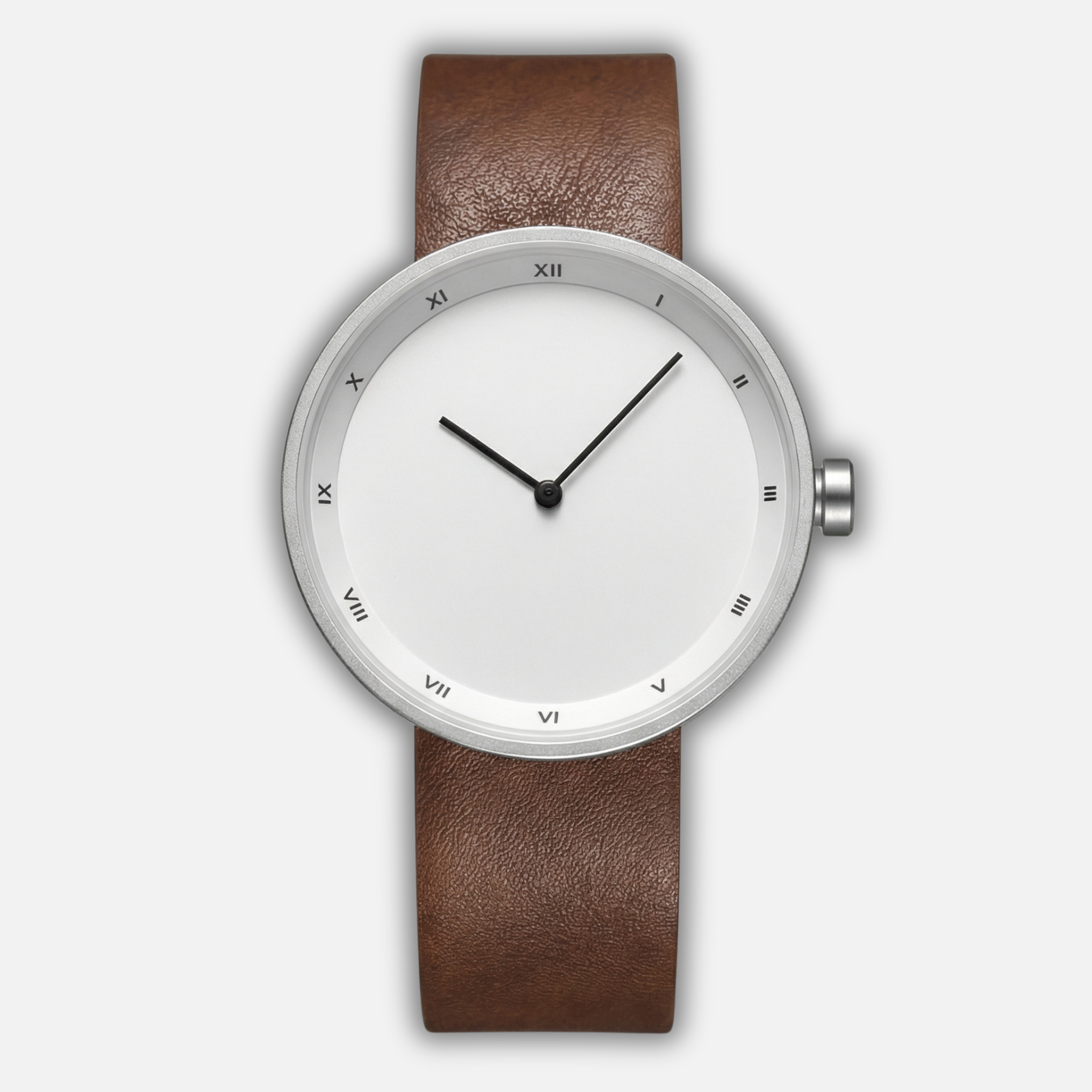 Ultra-Minimalist Watch with Alloy Case for Men