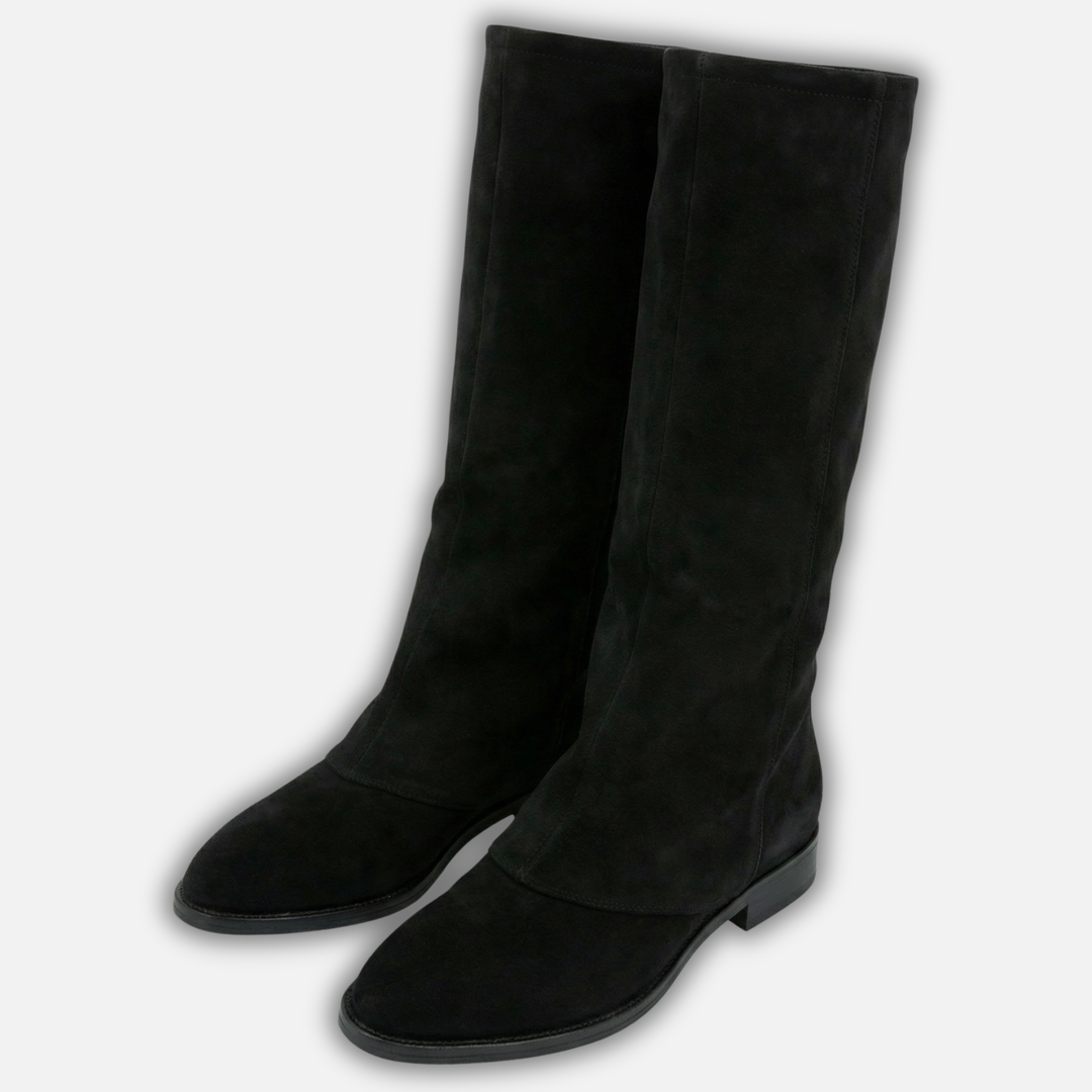Women’s Long Boots with Chunky Block Heel