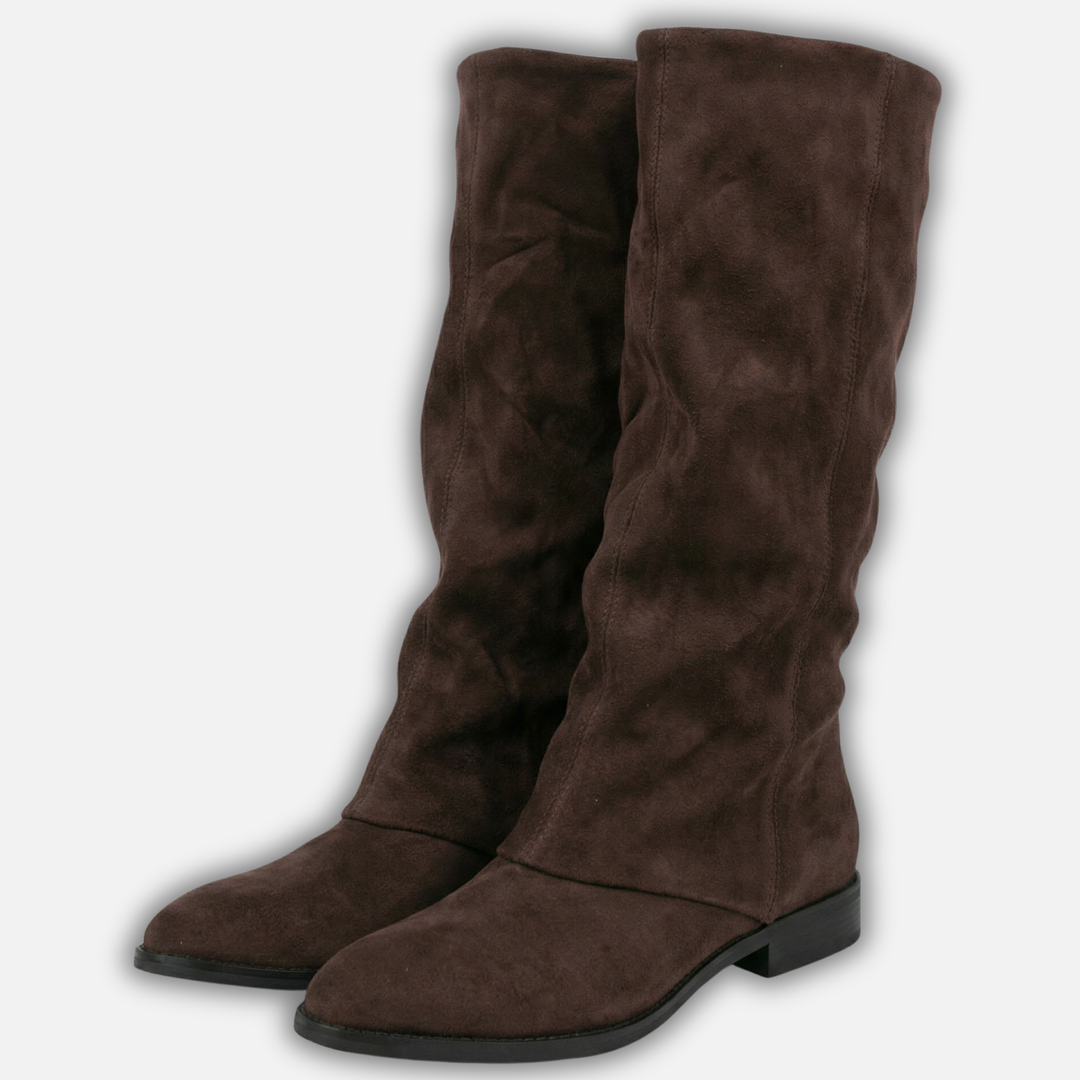 Women’s Long Boots with Chunky Block Heel