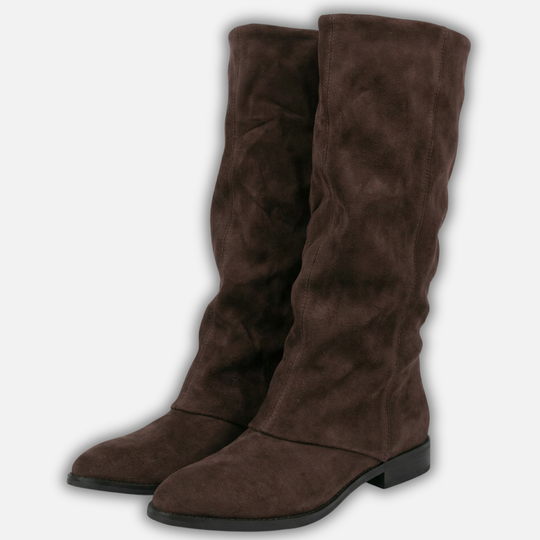 Women’s Long Boots with Chunky Block Heel