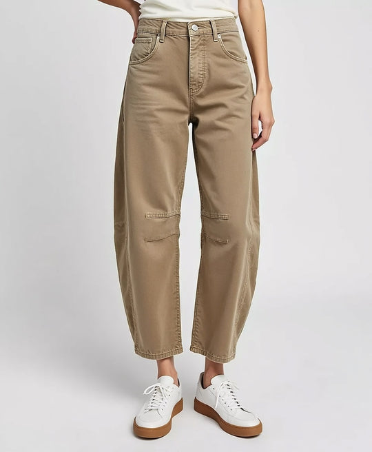 High Waist Wide-Leg Denim Jeans – Relaxed Fit Pants for Women