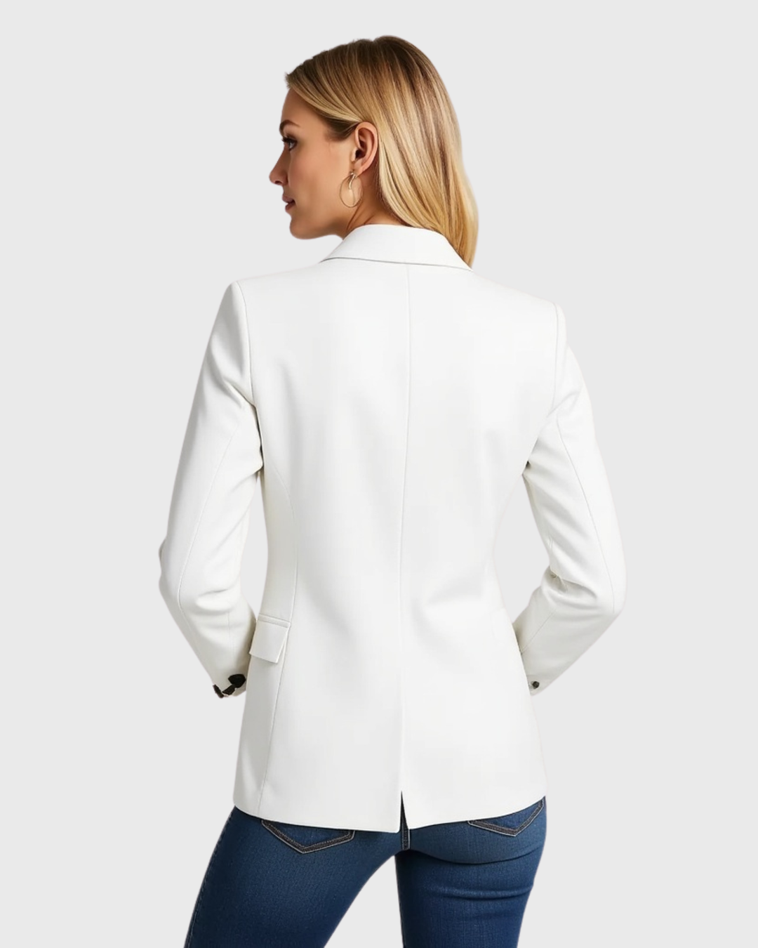 Tailored Blazer with Fitted Silhouette – Classic Office Jacket for Women