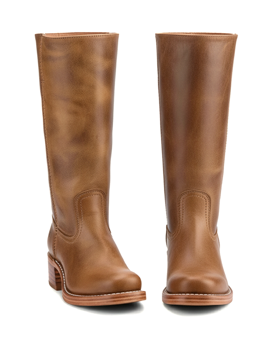 Women’s Slim Fit Knee-High Boots with Structured Sole