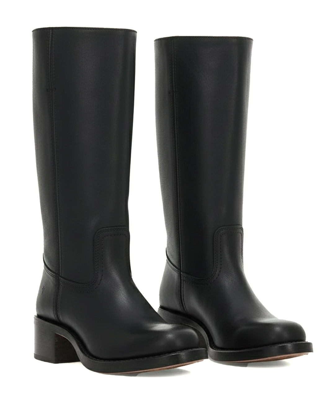 Women’s Slim Fit Knee-High Boots with Structured Sole