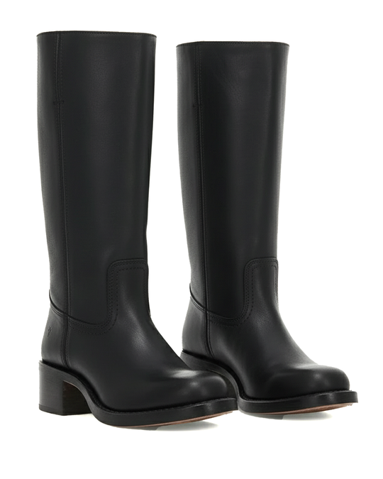 Women’s Slim Fit Knee-High Boots with Structured Sole