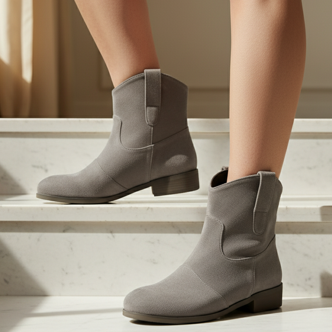 Women’s Western-Inspired Cowboy Ankle Boots