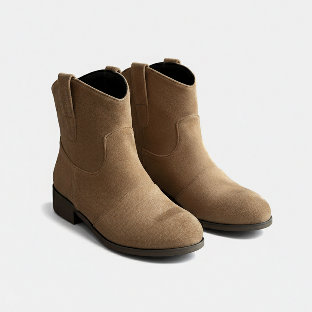 Women’s Western-Inspired Cowboy Ankle Boots