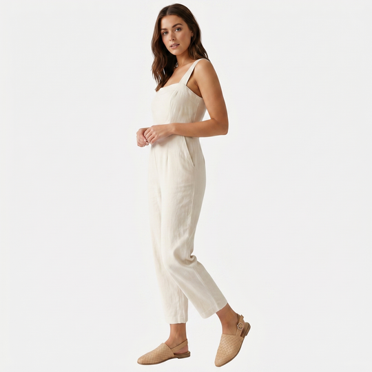 Women’s Woven Slingback Flats with Buckle Strap