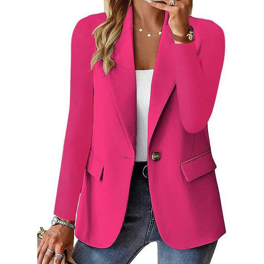 Natalie | Classic Single-Button Blazer