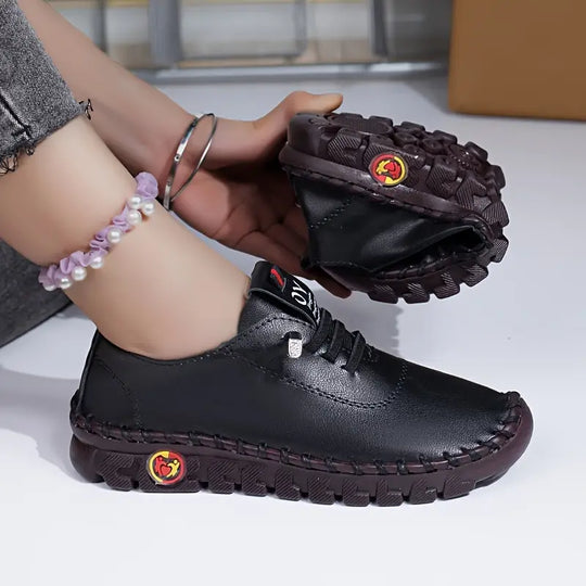 LARA™ WOMEN'S SOLID COLOR CASUAL SNEAKERS