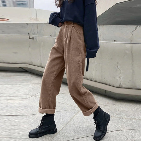 Corduroy Pants for Women | Wide Leg