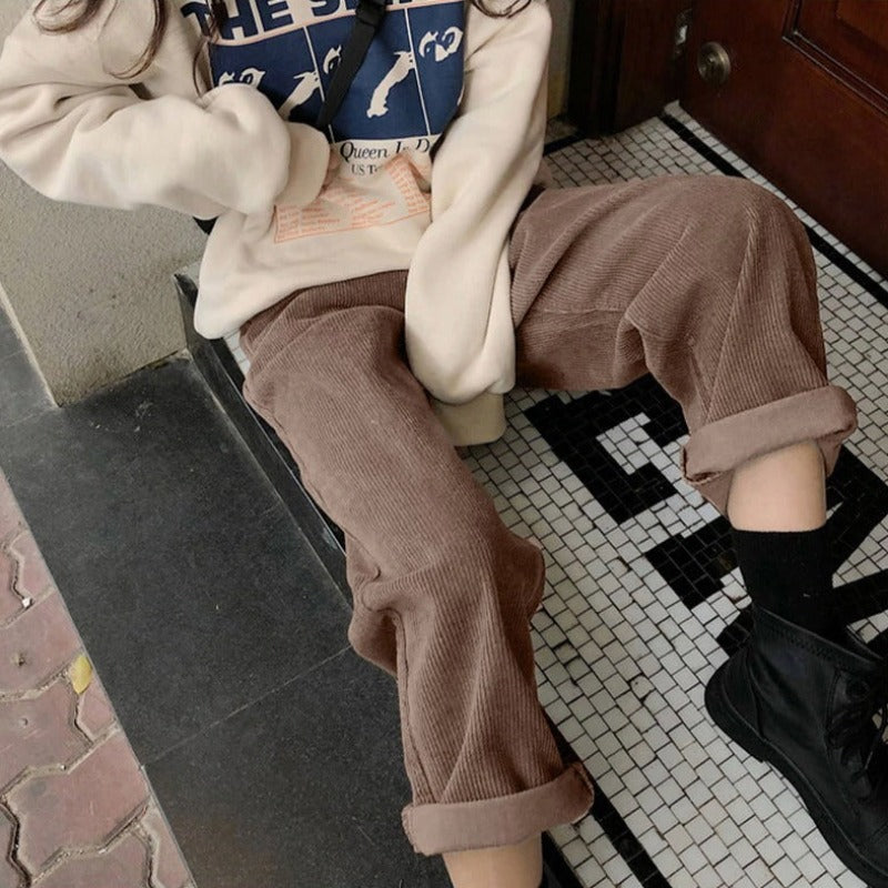 Corduroy Pants for Women | Wide Leg