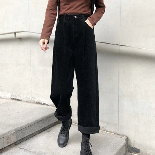 Corduroy Pants for Women | Wide Leg