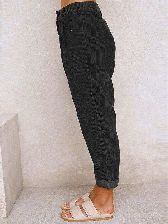 Women's Corduroy Pants | Straight Cut