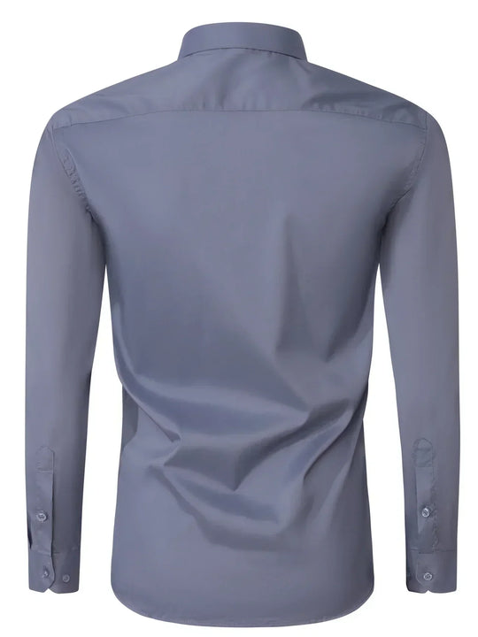 Hunter | Elegant Long Sleeve Button-Up Shirt