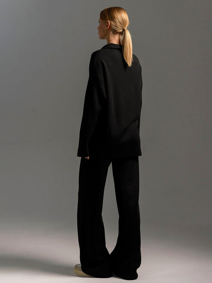 Long-Sleeve Polo Shirt and Pants for Women | Two-Piece