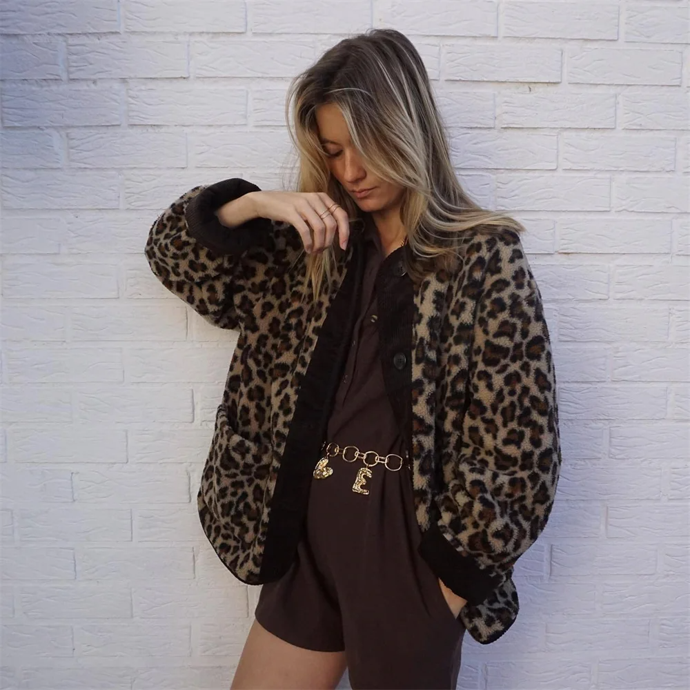 Leopard Print Jacket for Women