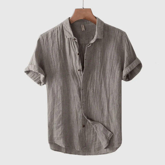 Scott | Elegant Short Sleeve Button-Up Shirt