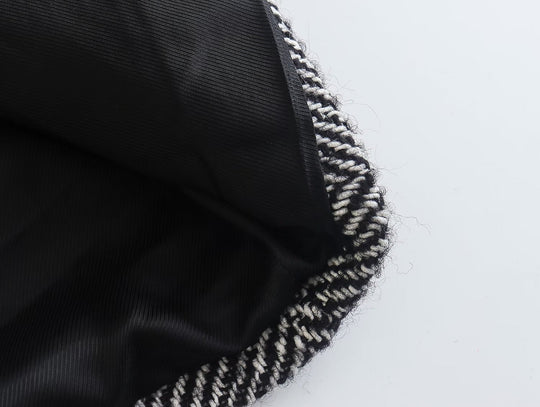 Women's Long Houndstooth Coat | Classic Overcoat