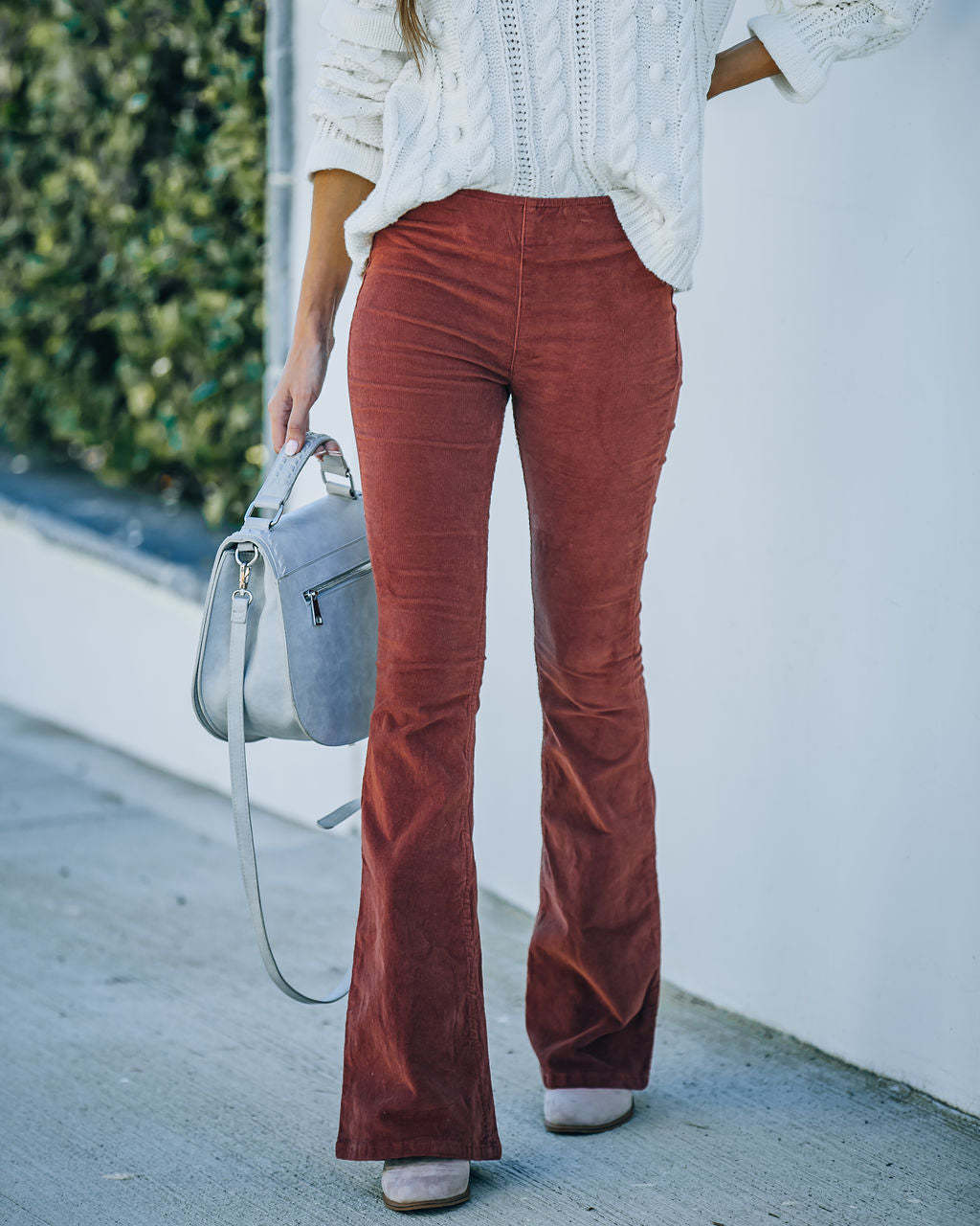 Slim Flared Trousers for Women
