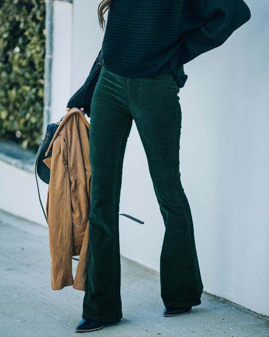 Slim Flared Trousers for Women